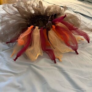 Multicolor Tulle Skirt with Bow